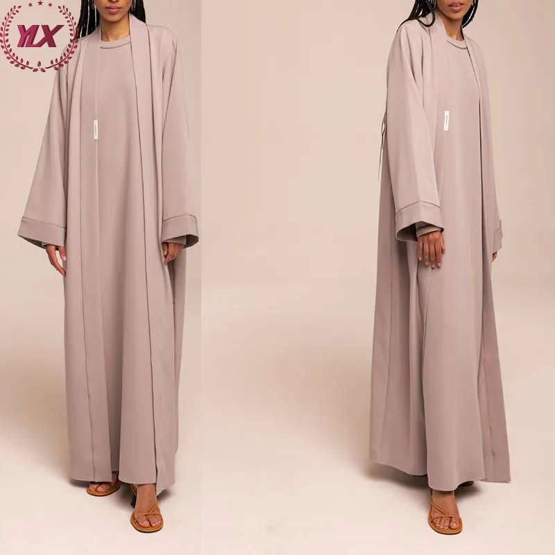 2023 Kimono Vrouwen Winter Coatsaudi Groothandel Bescheiden Jurk Open Moslim Luxe Dubai Etnische Islamitische Kleding Vrouwen Mode Abaya