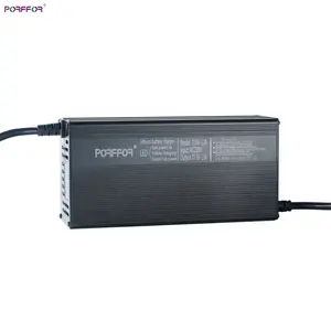 Porffor solar panel car automatic battery charger 48v battery charger 72v 84v 88.2v 87.6v 10A Fast Charger booster