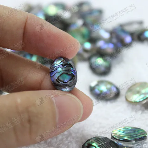 Güzel Doublet taş ile Abalone Shell kristal kuvars dublet taşlar özelleştirilebilir