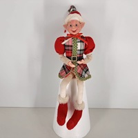 Vente en gros d'usine de décorations d'elfes de Noël pour la maison et la fête pour les événements et les célébrations
