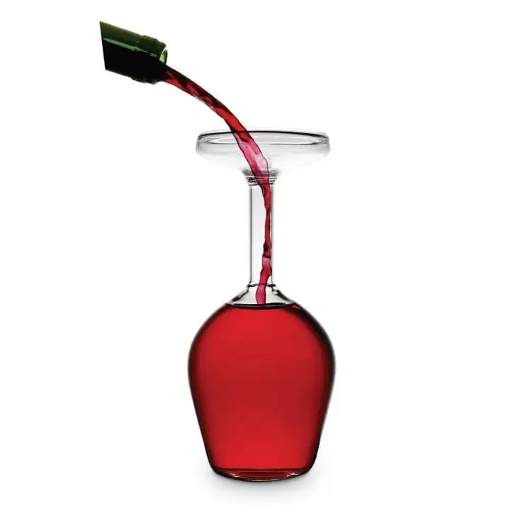 Cheap Novelty Unique Creative Funny Upside Down Wine Glass