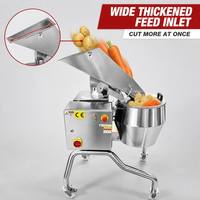 Grote golvende aardappelchipsmachine voor kantineteelt, diepvriescentrum, 304 roestvrij staal, automatische groentesnijder