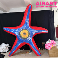 Décorations gonflables en forme d'étoile de mer pour l'extérieur, ballons océaniques à motifs personnalisés pour les idées de fêtes sur la plage