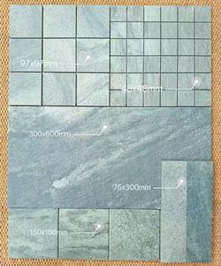 Mới ngoài trời Cổ Điển hiện đại hồ bơi khảm nghệ thuật màu xanh lá cây giả đá tráng men phun sứ khảm hồ bơi gạch - Product Image 6