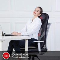 Masseur dorsal Shiatsu Comfier 2022 avec chaleur - Coussin de massage pour fauteuil avec pétrissage profond et intensité réglable, fauteuil Shiatsu