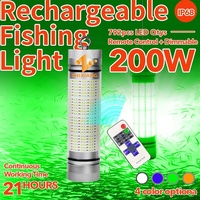 360 degrés Rechargeable Led pêche sous-marine lumière vert blanc bleu jaune attrayant leurre calmar LED poisson lumière