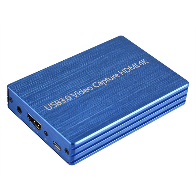 4K HDMI to USB 3.0 Converter HDMI Capture Card Dongle HD Video Grabber for OBS Capturing