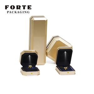 FORTE Custom Logo Simple Plastic Jewelry Box for Earrings Rings <b>Bracelet</b> Bangle Set-Wedding Pendant <b>Bracelet</b> Jewellery Packing - Product Image 4