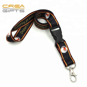 Plana poliéster <span class=keywords><strong>barato</strong></span> personalizado Tarjeta de Identificación/mosquetón de cuerda con Logo - Product Image 4