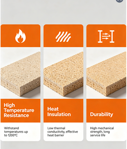 Panneau en <span class=keywords><strong>vermiculite</strong></span> ignifuge <span class=keywords><strong>de</strong></span> 25 mm pour l'isolation des fours et le revêtement des fours - Product Image 2