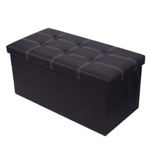 Hot Selling Living Room Furniture Foldable <b>Ottoman</b> Storage <b>Stool</b> Leather Storage <b>Ottoman</b> Long - Product Image 6