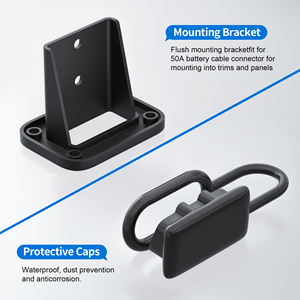 50 Amp Battery Connector 6 to 12 Gauge Battery Forklift Charge Plug <strong>12V</strong> Wire Harness Plug Connector Kit for Car <strong>Winch</strong> - Product Image 5