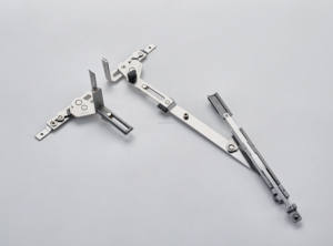 Bisagras ocultas de aleación de Zinc de Venta caliente de fábrica montaje rápido arena antiviento puertas inclinables de apertura interior ventanas de aluminio - Product Image 4