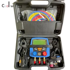 सबसे अच्छा गुणवत्ता HS-350A-AD HONGSEN डिजिटल Refrigerants के लिए कई गुना गेज सेट घरेलू और ऑटोमोबाइल ए/सी सिस्टम - Product Image 1