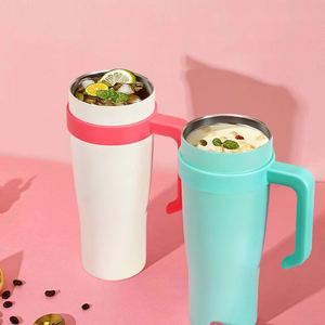 DD1913 Adventure Mug <b>40oz</b> Stainless Steel Office Travel Coffee <b>Tumbler</b> <b>Handle</b> Vacuum Insulation 12-24 Hours Thermal Car Straw - Product Image 1