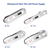Vente en gros 60W à 400W Mode de commutation pilote d'alimentation mince avec transformateur de tension à double sortie différents niveaux disponibles