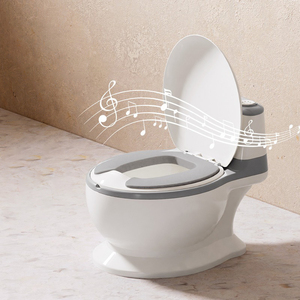 Asiento de Inodoro Simulado para Niños, Taburete de Inodoro Pequeño para Bebés, Bañera para Pañales, Entrenamiento para Ir al Baño para Niños - Product Image 1