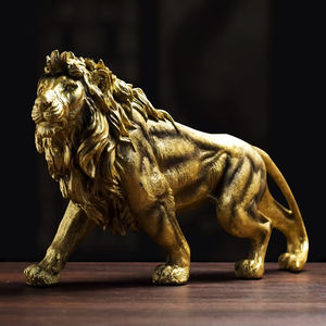 Bán Buôn Tùy Chỉnh Nhà Văn Phòng Máy Tính Để Bàn Động Vật Bức Tượng Bắc Âu Trang Trí Hiện Đại Nhựa Sư Tử Vua 3D Bức Tượng Nhỏ Điêu Khắc - Product Image 4