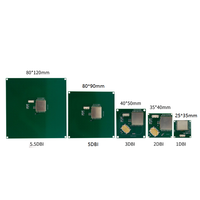 Módulo YRM100 Lector RFID UHF Grabador USB TTL Antena Integrada de 1-5.5dbi Lector Grabador de Tarjetas RFID para Placa EPS32/STM32