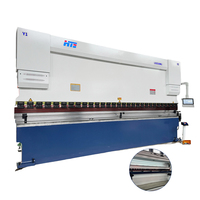 Presse plieuse électrique semi-automatique WE67K-220T6100, mini-machine de pliage de table, à bas prix