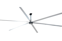 Ventilateur d'extraction axial industriel, diamètre de la pale de 18 pieds, en alliage d'aluminium, faible bruit 38 dB, montage sur toit pour ateliers, gymnases, entrepôts