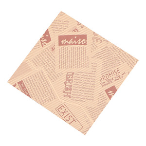 100 Blatt <span class=keywords><strong>7</strong></span>*<span class=keywords><strong>7</strong></span> Zoll Einweg-Wachspapier Fettabweisende Lebensmittelschalen-Einlagen - Product Image 2
