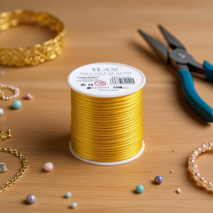 Filo Metallico Dorato 2,5 mm 50 m per Gioielleria e Artigianato - Product Image 3
