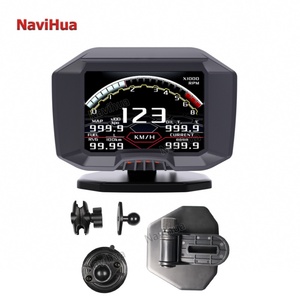 หน้าจอแสดงผลดิจิตอลอัจฉริยะ Navihua Universal GPS อุปกรณ์วิเคราะห์รถยนต์ OBD Magician F9 จอแสดงผลบนกระจกหน้ารถ HUD OBD II ระบบวิเคราะห์รถยนต์อัตโนมัติ - Product Image 1