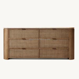 Ikea-Style 6 Drawer Dresser - Modern Wood Design