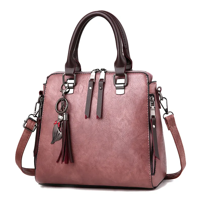 large capacity lady hand shoulder tote bag totes bag women&men hand bags leather handbag Business travel handbags