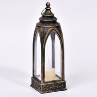 Lanterne Portable Vacances Ianter Bougie Lanterne Pour La Décoration De La Maison Led Vent Lampe