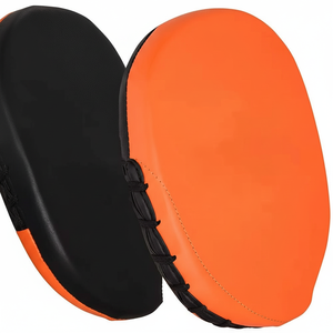 2025 Logotipo personalizado 15cm Boxeo Fitness Pads Mitt MMA Kickboxing Gym Training Punching Paddles hechos de cuero PU - Product Image 1