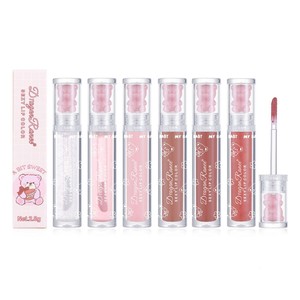 Dragon Ranee Lucidalabbra Trasparente 6 Colori Effetto Ghiaccio, Glitter Fine, Perlescente, Idratante, Base Olio - Product Image 1