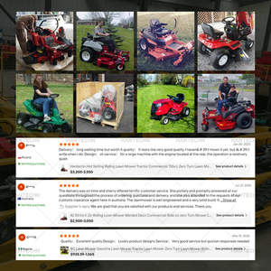 Tondeuse autoportée à prix imbattable, large largeur de coupe, efficace, modèle 54, pour la tonte de grandes surfaces agricoles - Product Image 6