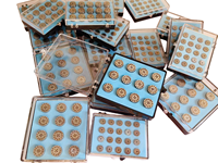 Timbres de date pour moulage par injection plastique pour appareils électroménagers, matériau SUS402, dureté 48-52HRC, tailles D3-D16