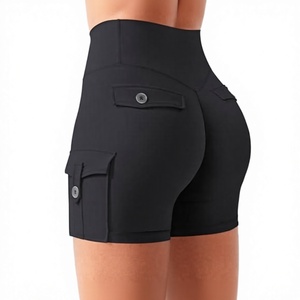 Conjunto Deportivo de 2 Piezas para Mujer, Cuello Redondo, Secado Rápido, Casual, Cómodo, Shorts Deportivos, Traje de Yoga Sólido de Cintura Alta para Verano - Product Image 2