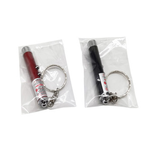 Mini linterna de aleación de aluminio con logotipo personalizable, juguete para gatos con láser infrarrojo, luz LED para llavero con haz de luz alto. - Product Image 4