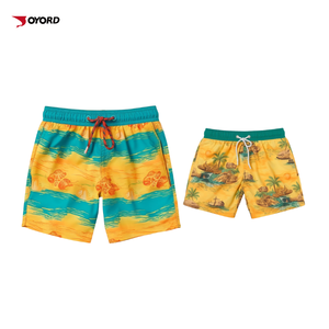 Costume da bagno da uomo costumi da bagno elasticizzati ad asciugatura rapida per bambini ragazzi da vacanza da spiaggia pantaloncini da bagno da uomo pantaloncini da bagno - Product Image 1