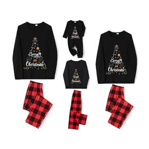 Pijamas Familiares Navideños Personalizados, Conjuntos Combinados, Pijamas Divertidos de Dibujos Animados, Ropa de Casa, Pijamas Navideños Personalizados para Familia - Product Image 3