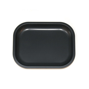 Wholesale Custom Logo Smoking Metal Rolling <b>Tray</b> Solid Color Serving <b>Trays</b> Blank Herb Tobacco Smoke Tin Rolling <b>Tray</b> - Product Image 2