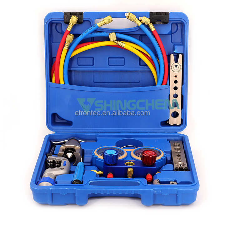 Manometer for Refrigeration Charging Hose with Safety Valve Freon ...