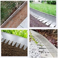 Fabricante Chino 304 #   Borde de Césped de Acero Inoxidable y Latón de Calidad para Jardín