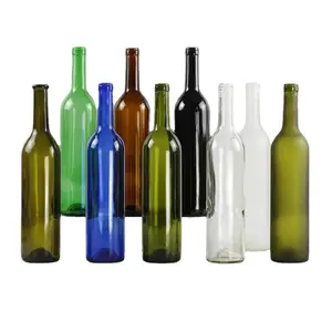 ワイン750ml1000mlボルドーブルゴーニュボトルダークブラウンボトル用工場カスタムガラス瓶