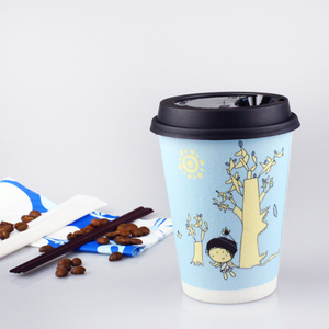 9oz 12oz 16oz Disposable Food Grade Paper Foam Cups Logo Customizable Cups Heat Insulated Foam Cup - Product Image 3