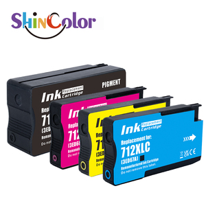 ShinColor 712 <span class=keywords><strong>Xl</strong></span> 712xl 3ed71a 3ed67a <span class=keywords><strong>Cartouche</strong></span> d'encre à jet d'encre remanufacturée pour Hp712 pour imprimante <span class=keywords><strong>Hp</strong></span> Designjet T210 T230 T250 T650 - Product Image 1