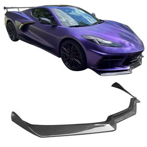 Pour Chevrolet Corvette C8 Bodykit pièces de voiture séparateur avant jupe latérale capot capot couvercle arrière lèvre diffuseur arrière lèvre diffuseur corps - Product Image 5