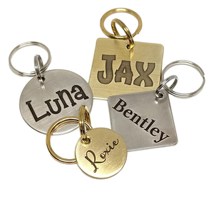 Venta al por mayor de fábrica: Placas de identificación personalizadas para perros, de metal tallado, estilo antiguo y moderno, duraderas, para decoración y identificación de mascotas. - Product Image 2