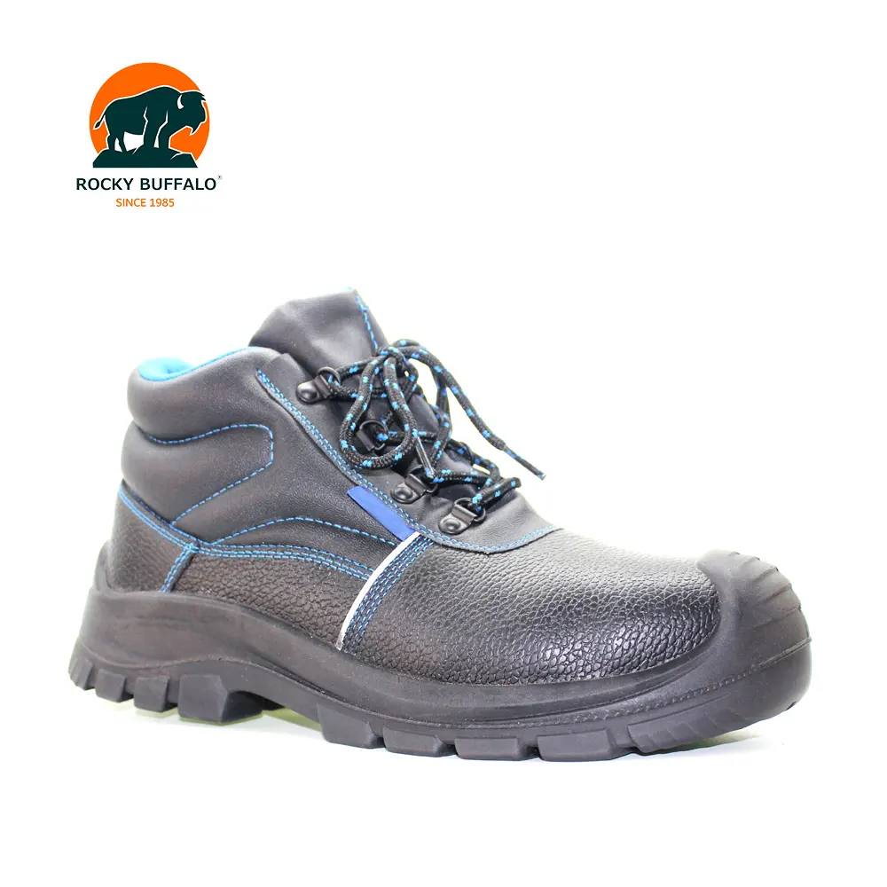 Rocky Buffalo S1 Seguridad Zapatos de seguridad industrial Suela superior alta Zapatos DE SEGURIDAD impermeables Resistente al aceite