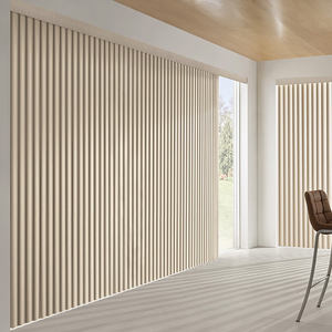 Stores à illusion motorisés pour patio, stores à rideaux à lamelles pour porte coulissante, stores verticaux de luxe - Product Image 2