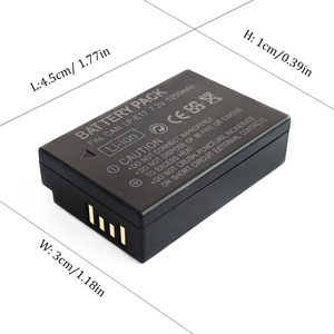 Batterie lithium-ion rechargeable LP-E17 7,2 V pour appareil photo reflex numérique EOS M3/EOS 750D/760D/850D/850D E17 - En stock - Product Image 3